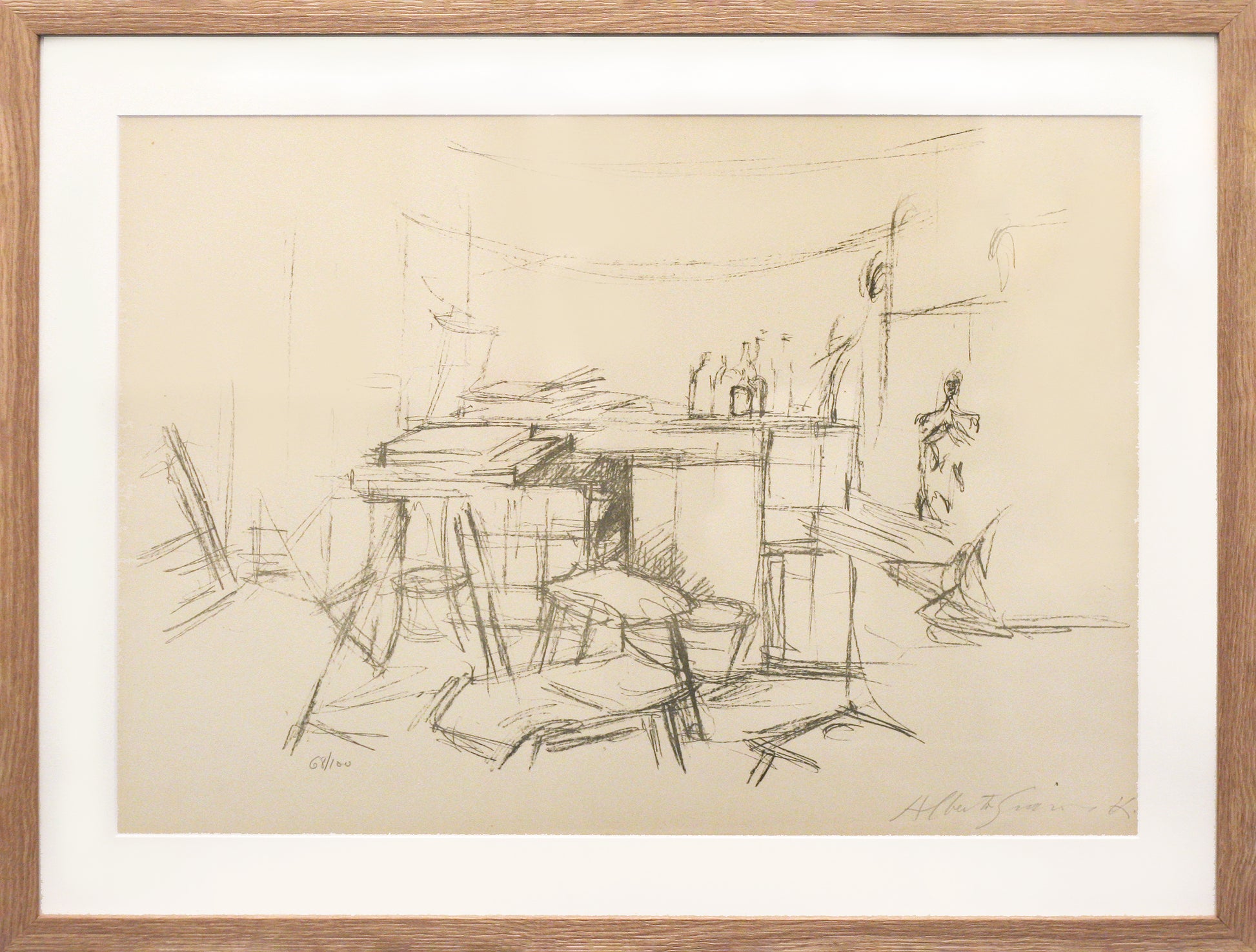 Alberto Giacometti Lithographie